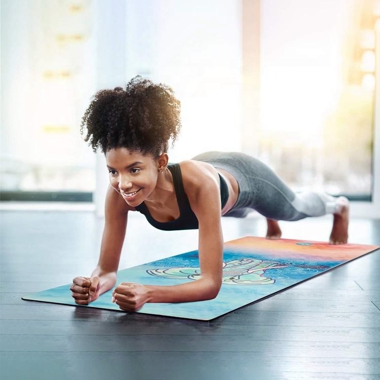 Travel Yoga Mat - Non Slip Fitness & Exercise Suede Folding Mat3.jpg